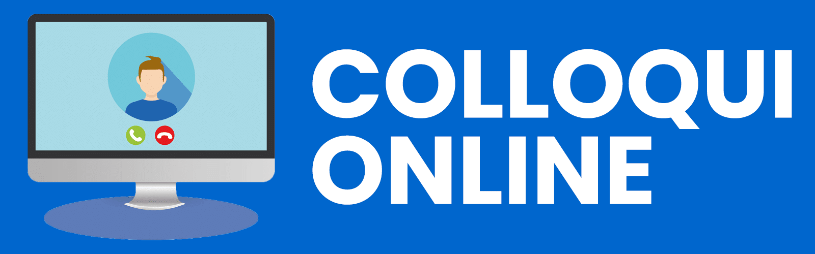 Banner Colloqui Online (Sfondo Blu)